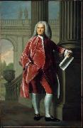 Portrait of Nathaniel Sparhawk od Kittery Point John Singleton Copley